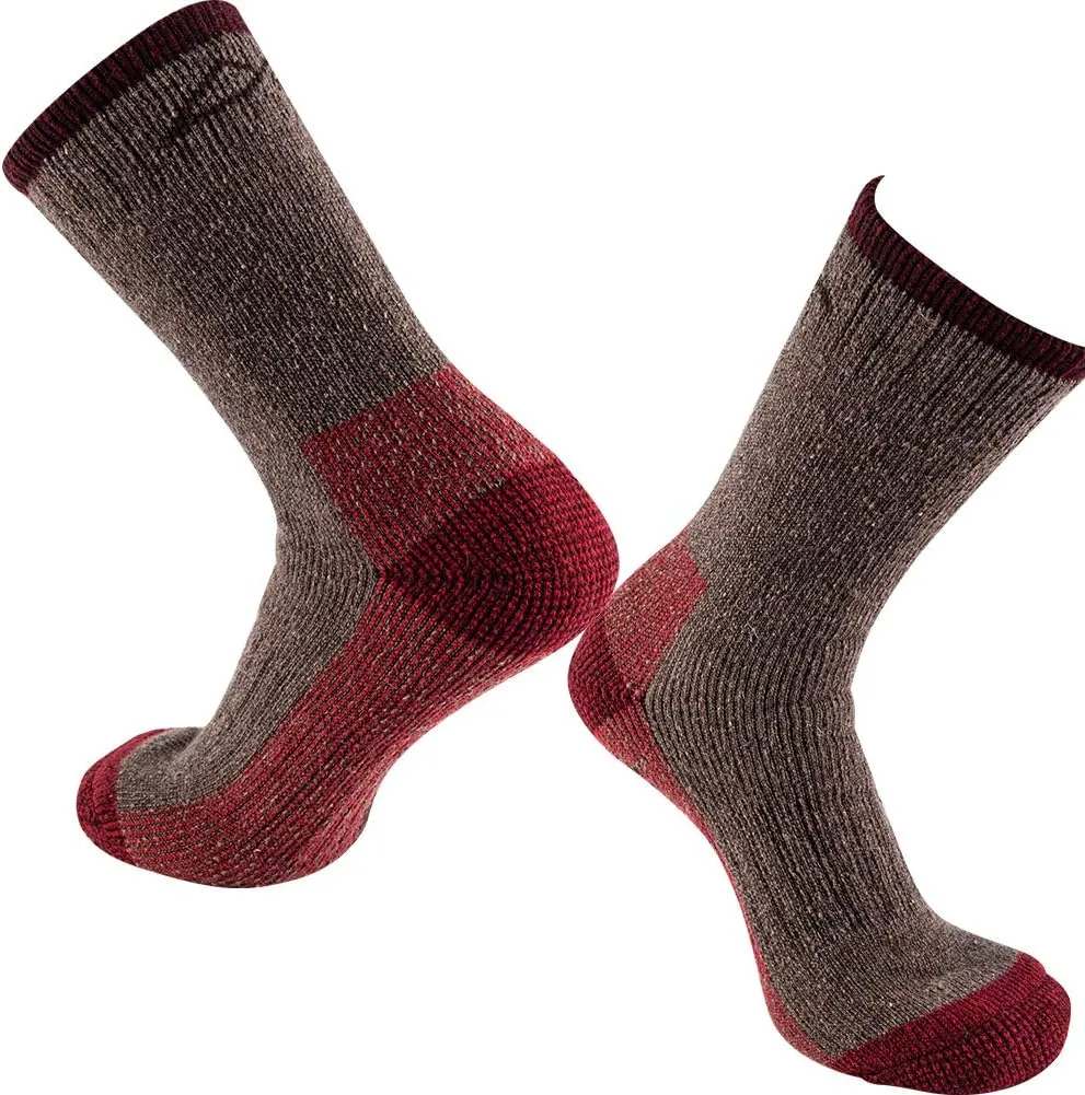 Men's Merino Wool Hiking Socks Breathable Athletic Crew Thicken
