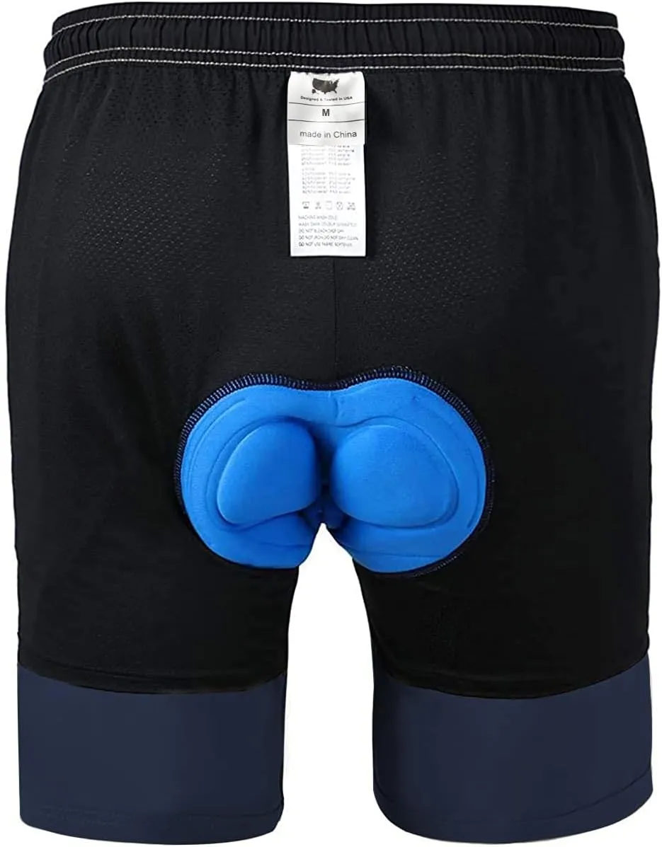 Men's Mountain Bike Shorts 3D Padded Bicycle MTB Shorts Loose-fit Lightweight MTB Cycling Shorts