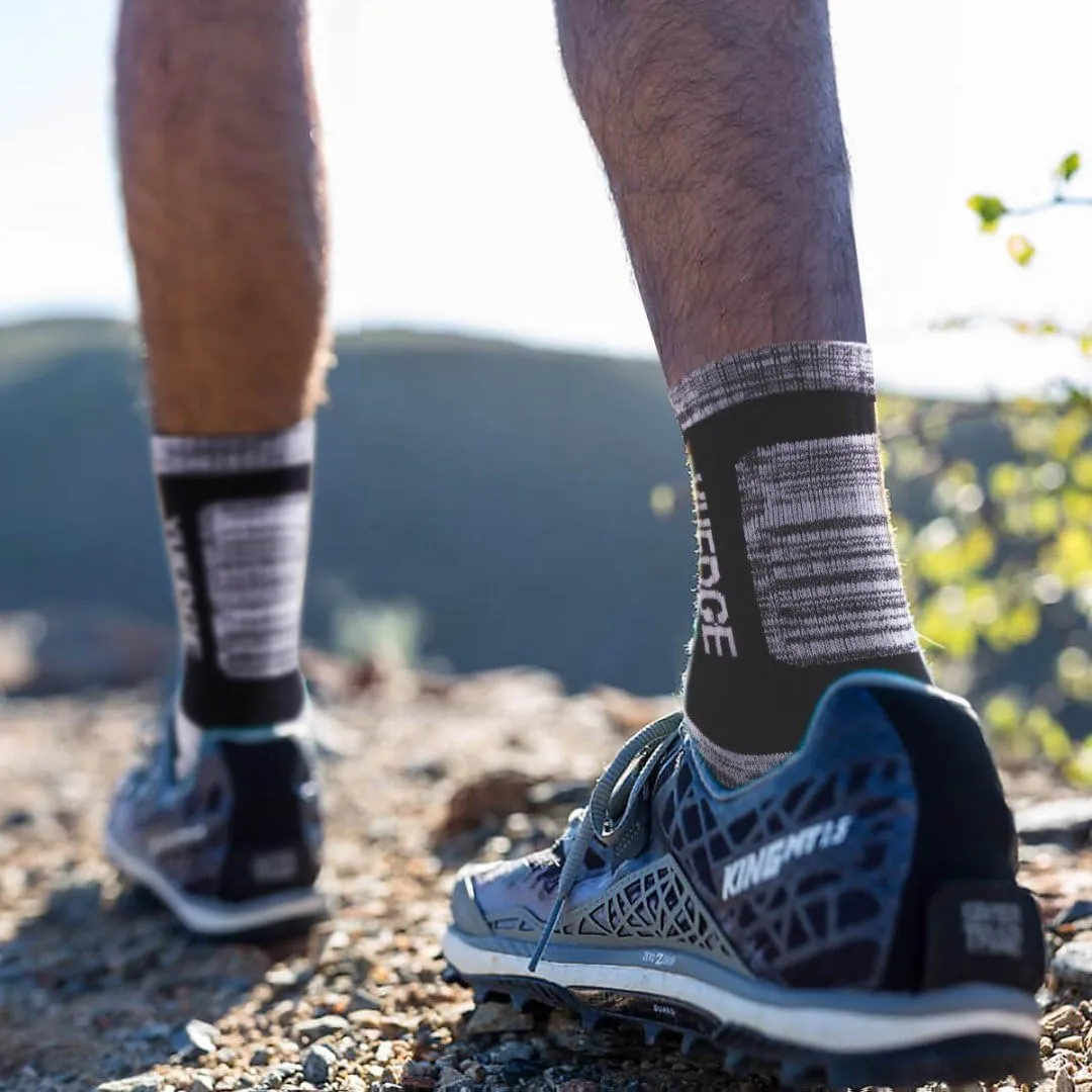 Men's Performance Cotton Moisture Wick Sports Hiking Workout Training Athletic Cushion Crew Socks For Men Size 6-13