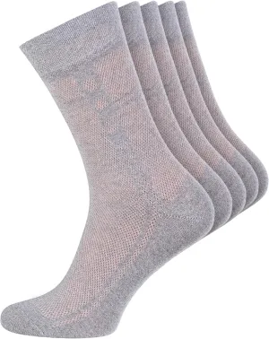 Men's Socks, Ultra Thin Breathable Cotton Mens Dress Socks (5 pack), Super Soft and Lightweight Socks for Men