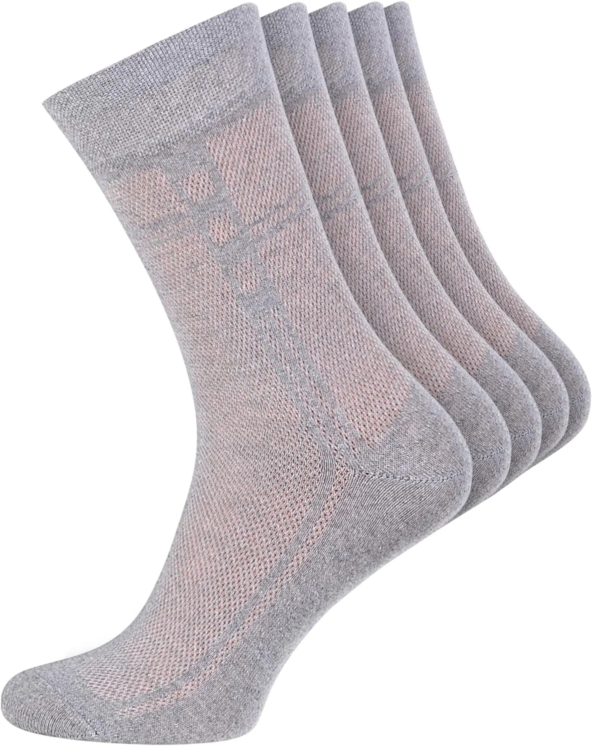 Men's Socks, Ultra Thin Breathable Cotton Mens Dress Socks (5 pack), Super Soft and Lightweight Socks for Men