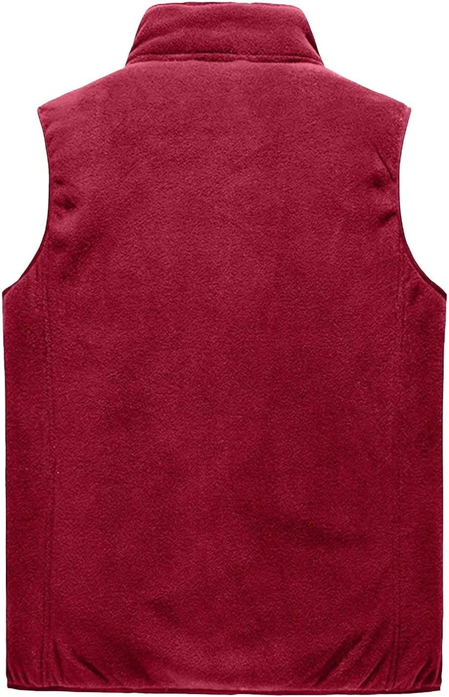 Men's Vest Stand Collar Padded Thicken Warm Winter Zip Up Jacket Sleeveless Casual Outdoor Sports Travel Vest