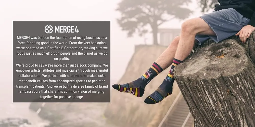 MERGE4 Slime Quarter Crew Socks With Art By Jimbo Phillips Green Slime Comfy Compression C