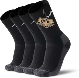 Merino Protect Merino Wool Socks for Men Warm Soft Hiking Socks Odor Resistant Crew Socks Hiking Hunting Cycling