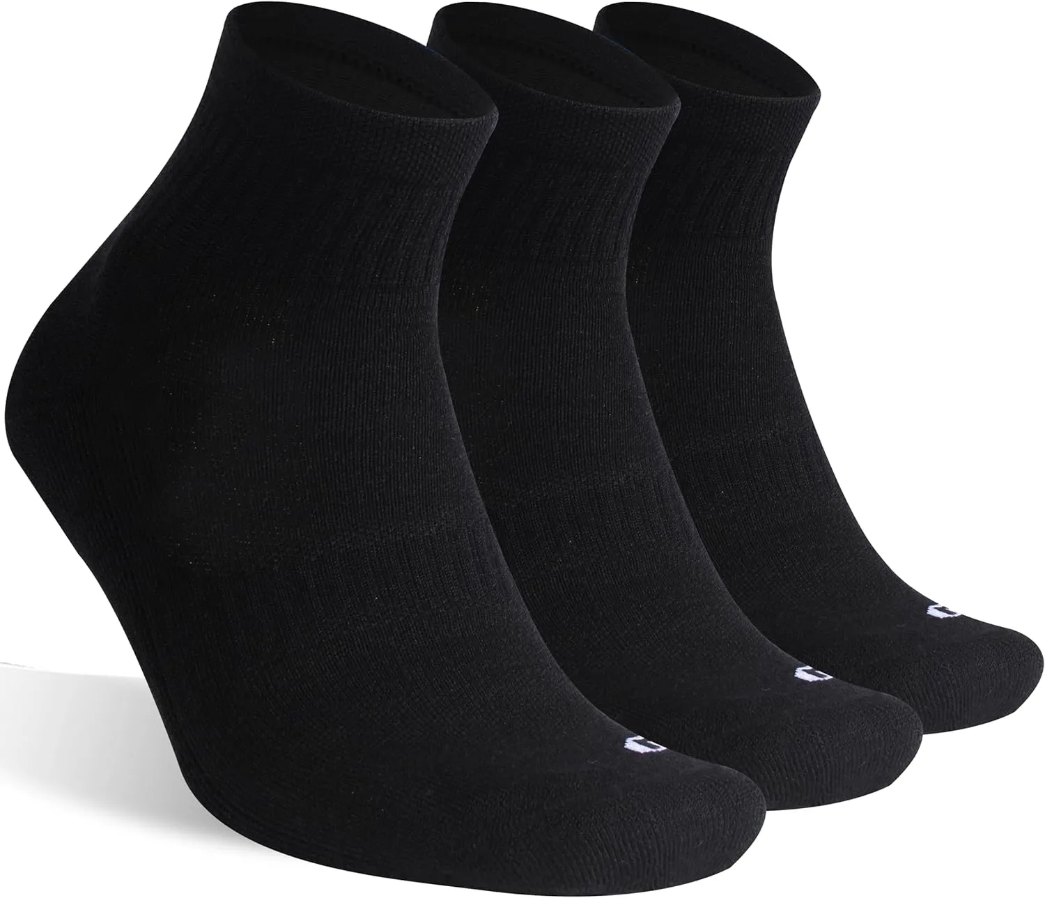 Merino Wool Ankle Socks for Men Women - Moisture-Wicking, Breathable, Arch Support, Padded Workout Year-Round Wear