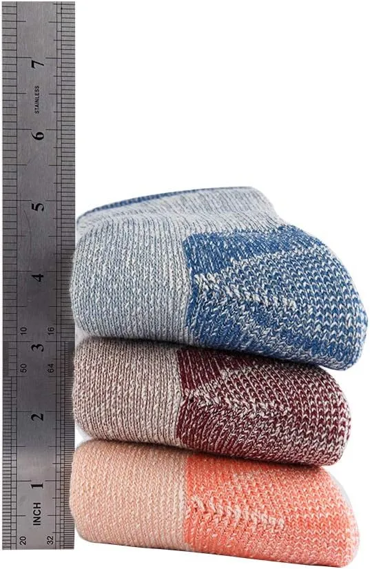 Merino Wool Men Crew Socks Warm Socks Athletic Socks for Men, Suitable for Hiking,Trekking,Camping …