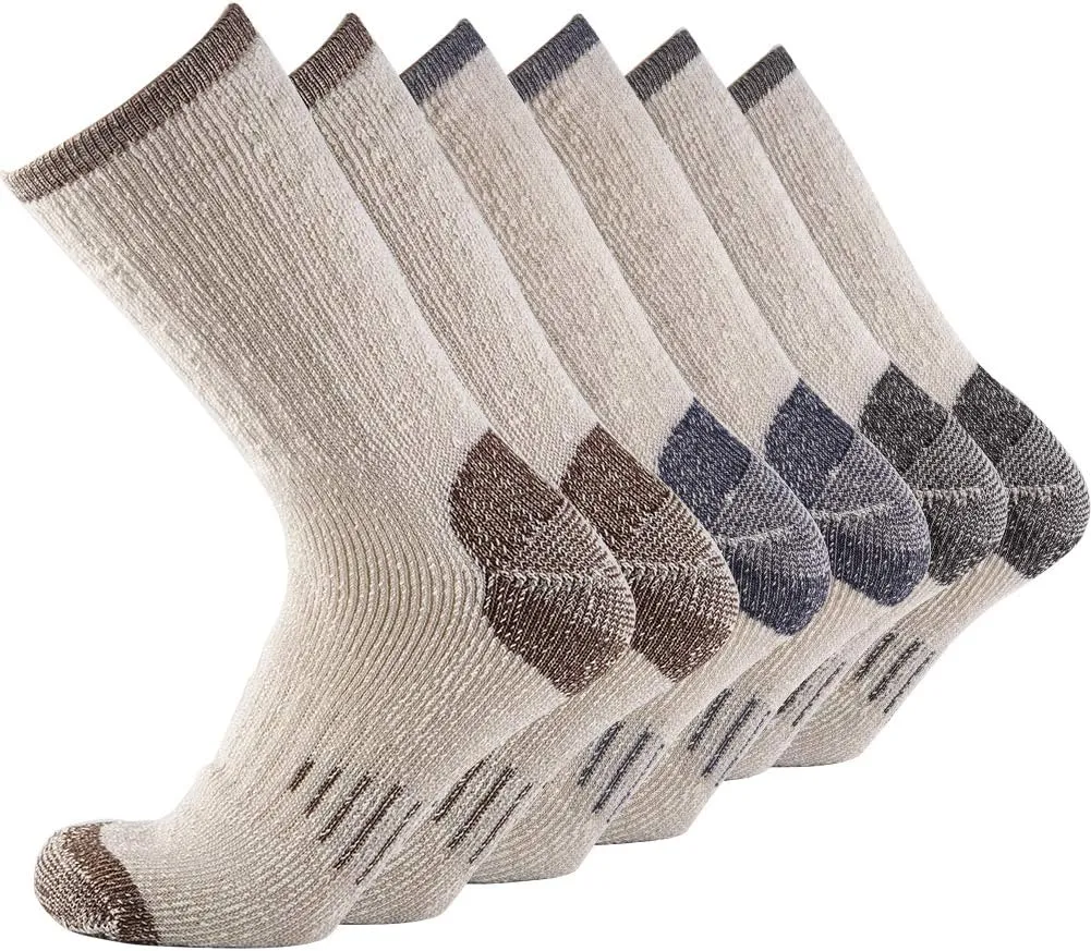 Merino Wool Men Crew Socks Warm Socks Athletic Socks for Men, Suitable for Hiking,Trekking,Camping …