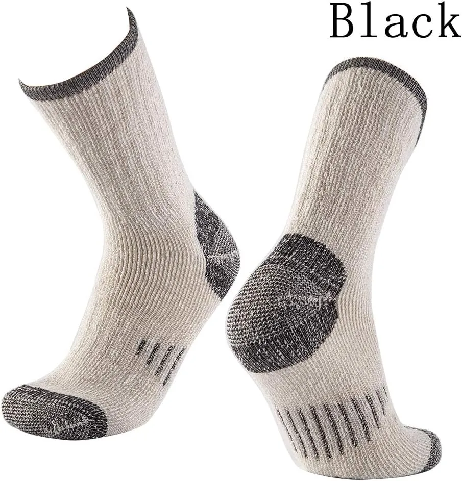 Merino Wool Men Crew Socks Warm Socks Athletic Socks for Men, Suitable for Hiking,Trekking,Camping …