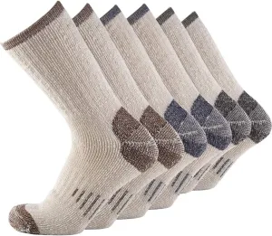 Merino Wool Men Crew Socks Warm Socks Athletic Socks for Men, Suitable for Hiking,Trekking,Camping …