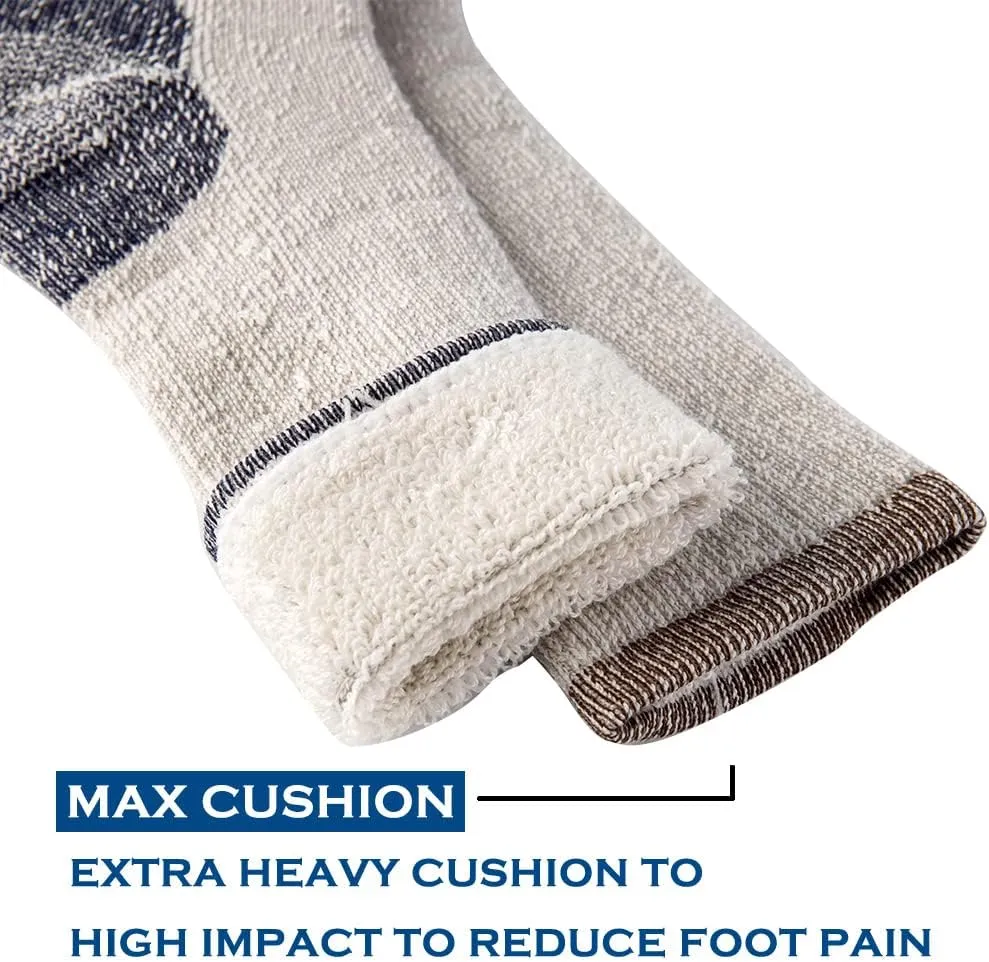 Merino Wool Men Crew Socks Warm Socks Athletic Socks for Men, Suitable for Hiking,Trekking,Camping …