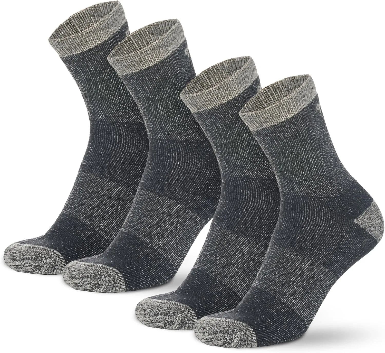 Merino.tech Merino Wool Socks for Men Women - Hiking Merino Wool Quarter Socks Thermal Warm Midweight