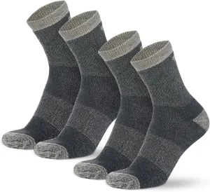 Merino.tech Merino Wool Socks for Men Women - Hiking Merino Wool Quarter Socks Thermal Warm Midweight