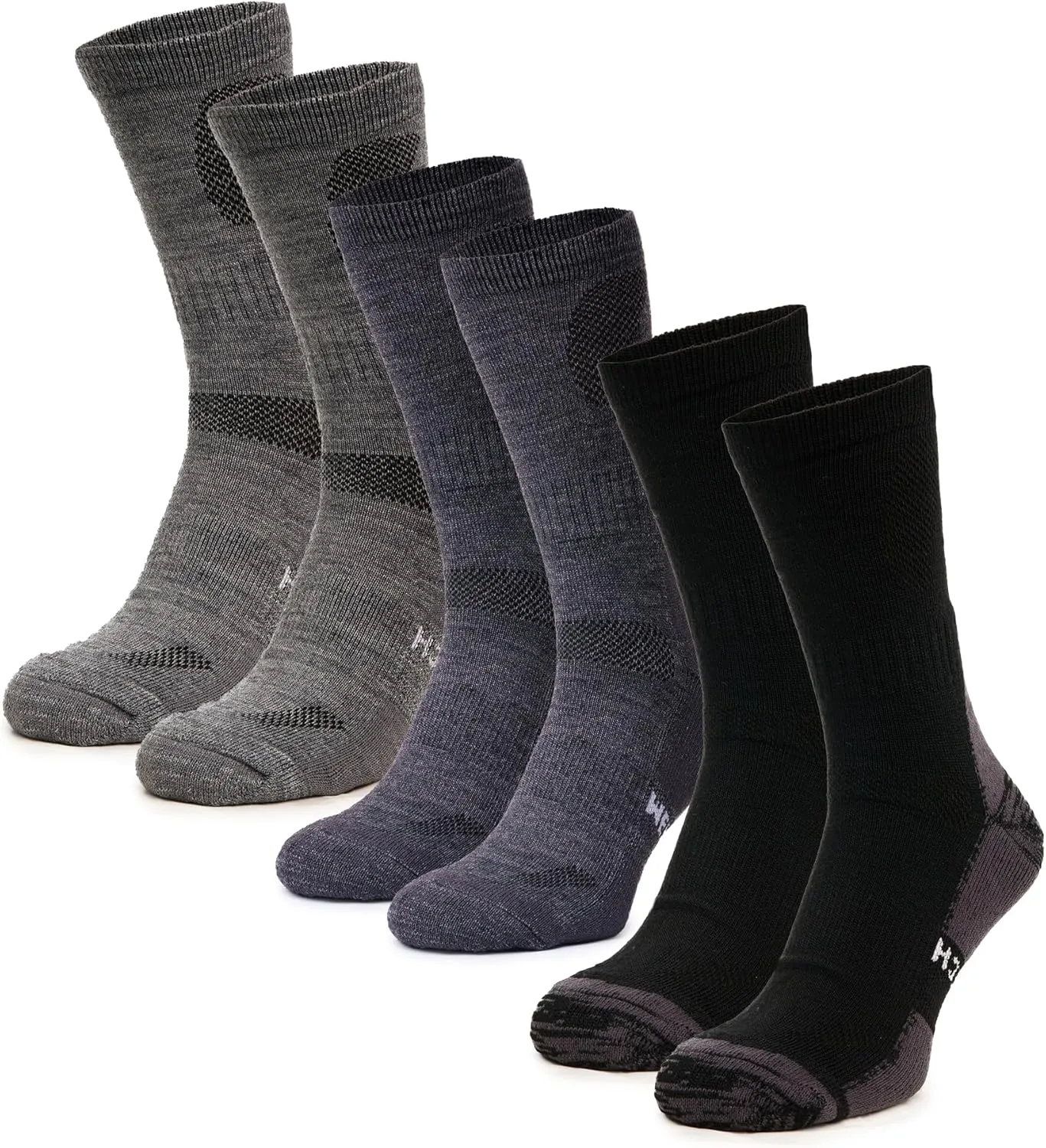 Merino.tech Merino Wool Socks for Women And Men - Merino Wool Hiking Socks Crew Style