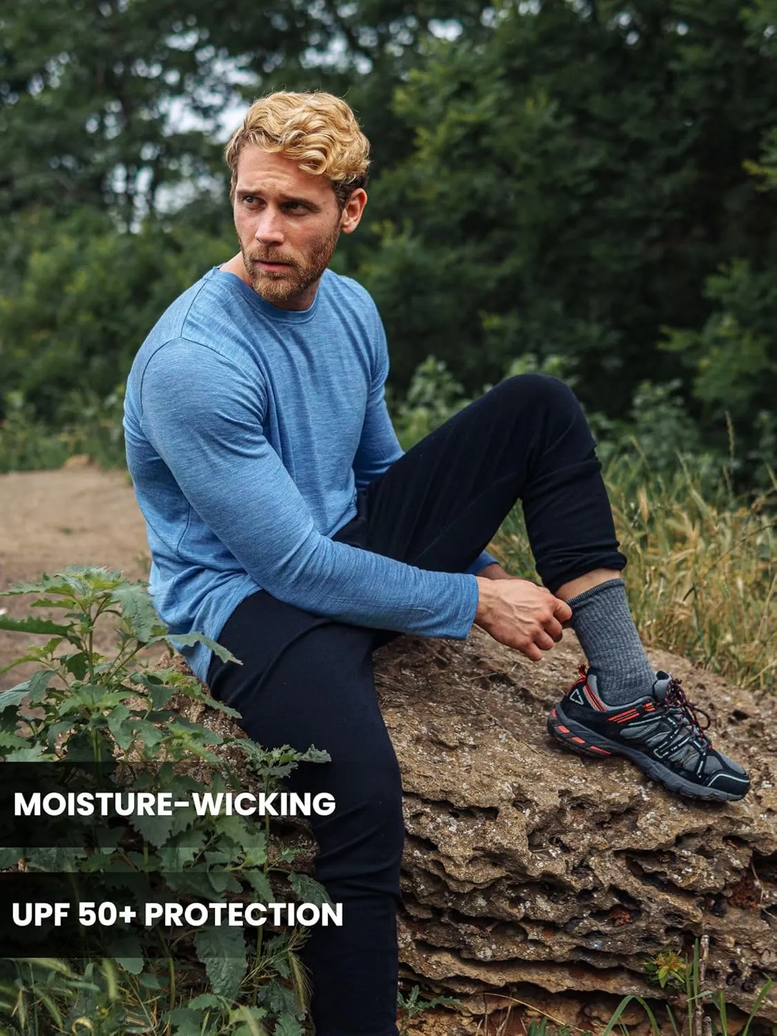 Merino.tech Merino Wool Socks for Women And Men - Merino Wool Hiking Socks Crew Style