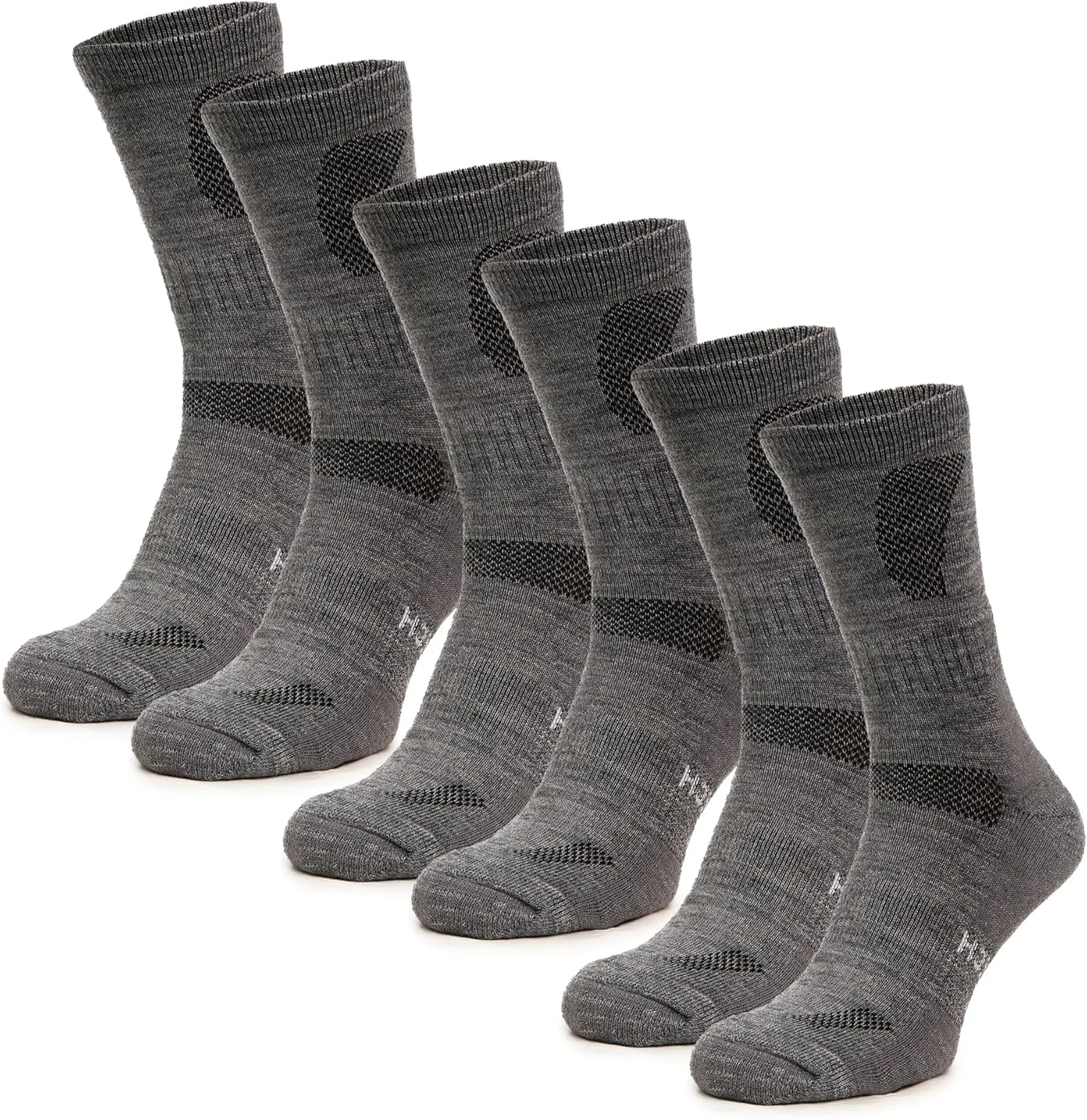 Merino.tech Merino Wool Socks for Women And Men - Merino Wool Hiking Socks Crew Style