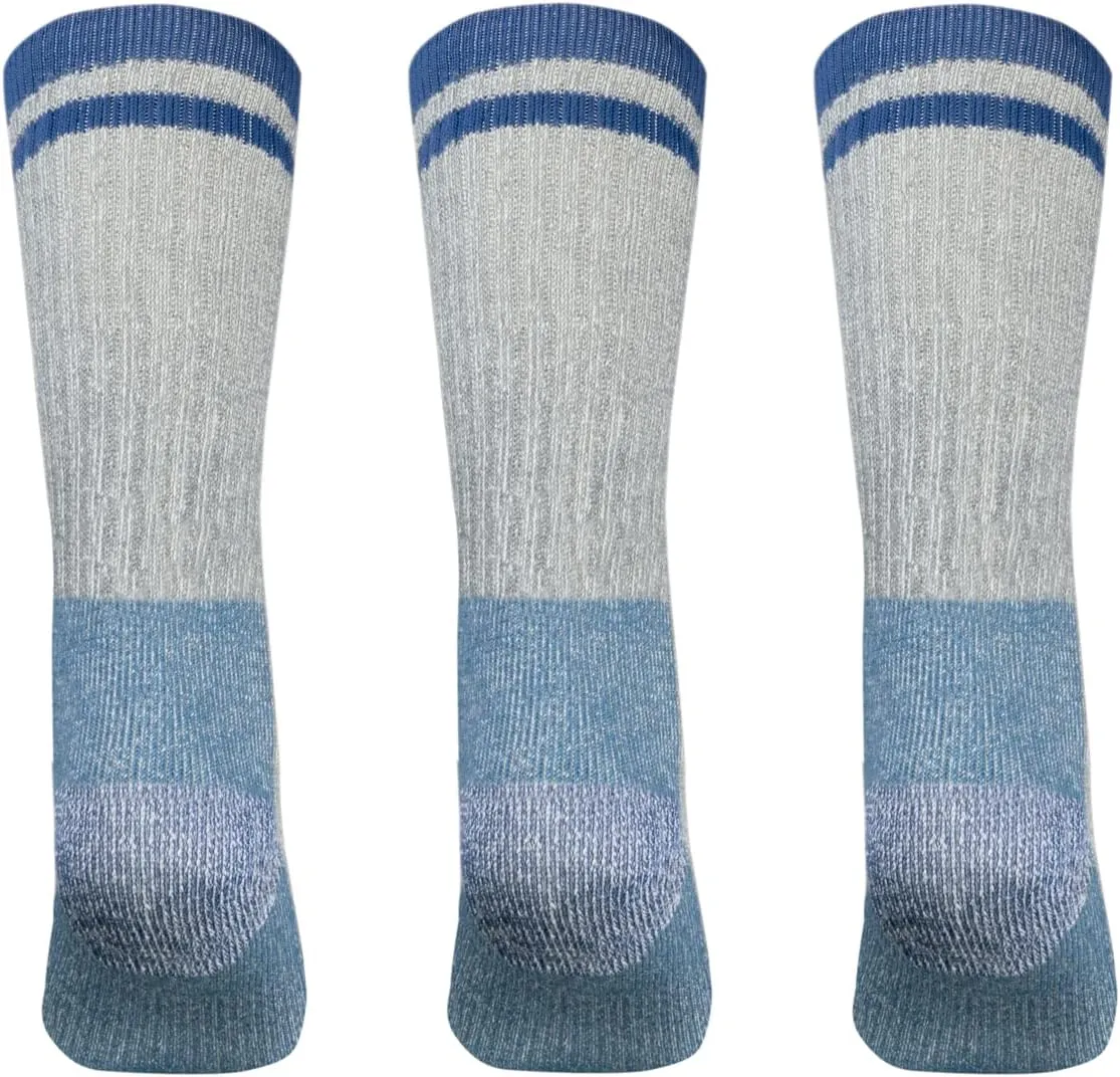 MERIWOOL Merino Wool Hiking Socks for Men and Women – 3 Pairs Midweight Cushioned – Warm n Breathable