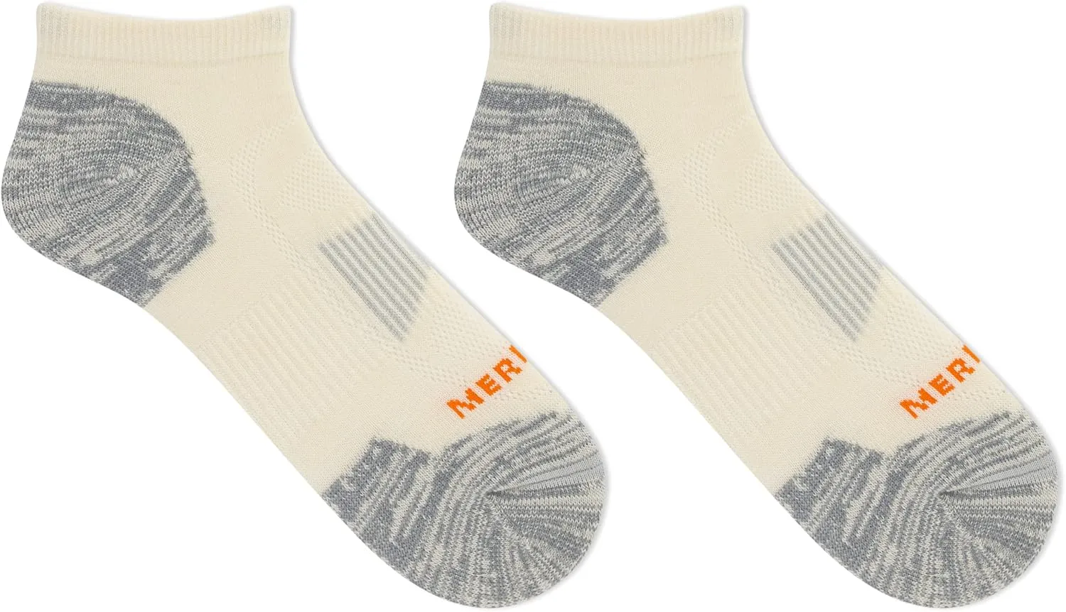 Merrell Men's and Women's Zoned Cushioned Wool Hiking Socks-1 Pair Pack-Breathable Unisex Arch Support