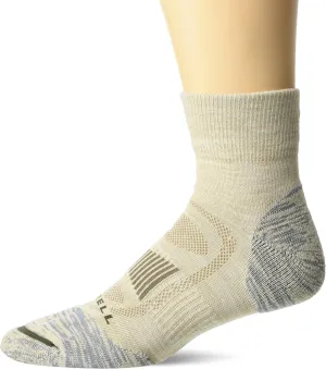 Merrell Unisex-adults Men's and Women's Zoned Cushioned Wool Hiking Socks - Unisex Arch Support Band and Breathable Mesh