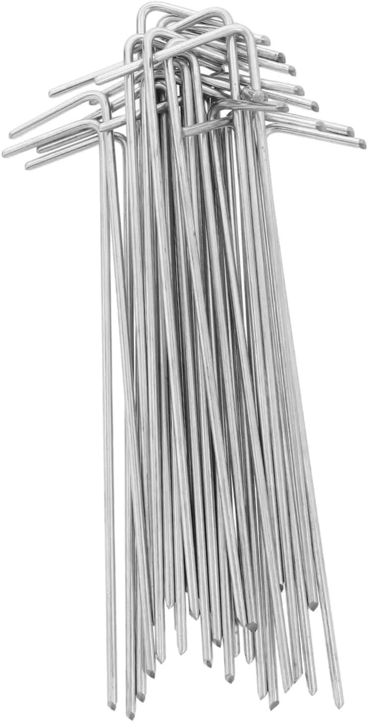 MERRYHAPY Outdoor Tent Ground Pegs 30pcs Sturdy Tent Stakes for Camping and Hiking