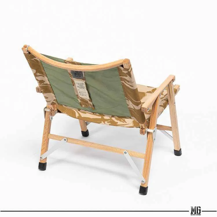 MG Upcycle Division Wooden Foldable Camping Chair