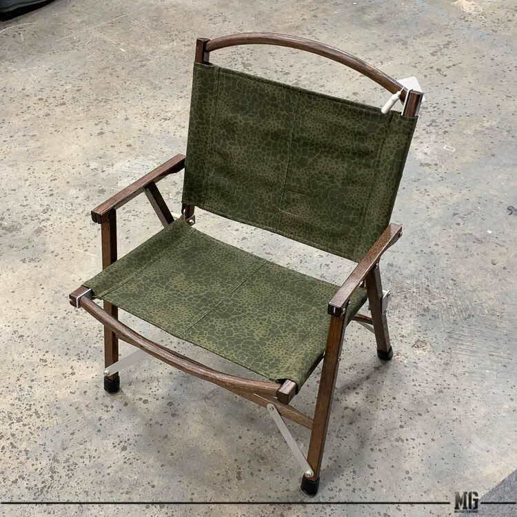 MG Upcycle Division Wooden Foldable Camping Chair