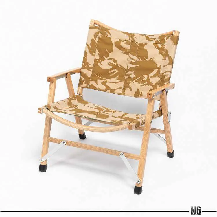 MG Upcycle Division Wooden Foldable Camping Chair