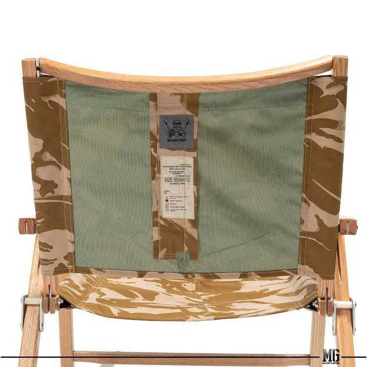 MG Upcycle Division Wooden Foldable Camping Chair