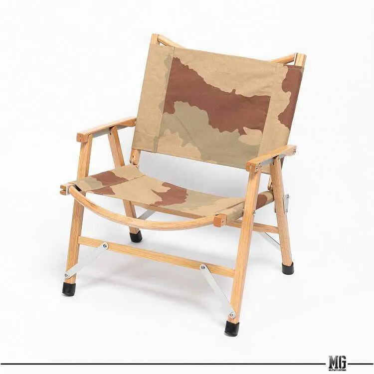 MG Upcycle Division Wooden Foldable Camping Chair