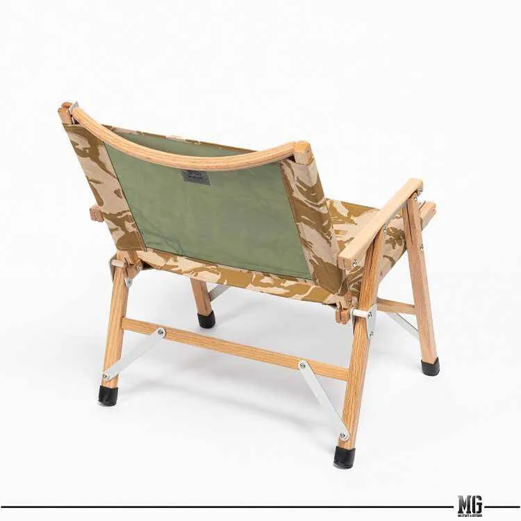 MG Upcycle Division Wooden Foldable Camping Chair