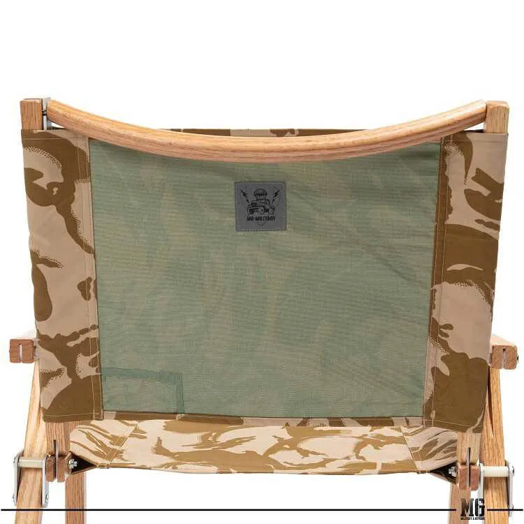 MG Upcycle Division Wooden Foldable Camping Chair