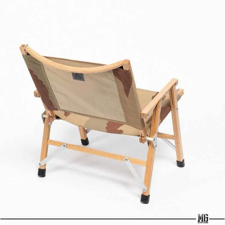 MG Upcycle Division Wooden Foldable Camping Chair