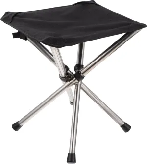 Mikikit 1Pc Portable Folding Stool for Outdoor Use Compact Fishing Chair Telescoping Design for Easy Transport Durable and Lightweight for Camping Beach and Hiking Activities