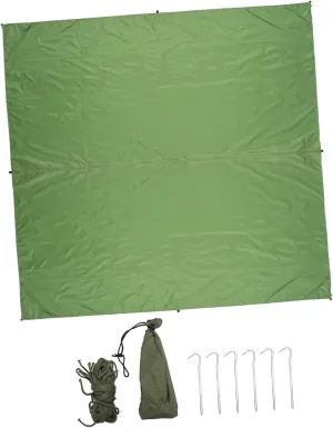 Milisten 1 Set Tarp for Beach Shade Protection Camping Tent Heat Outdoor Canopy for People Lightweight and Portable for Hiking Fishing and Outdoor Activities