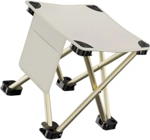 Mipcase Ergonomic Portable Folding Stool Collapsible Camping Stool Lightweight Compact for Outdoor Picnic
