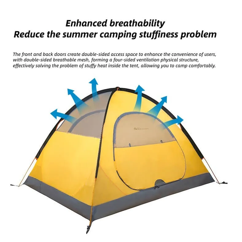 Mobi Garden Leng Shan 2 person tent - Khaki