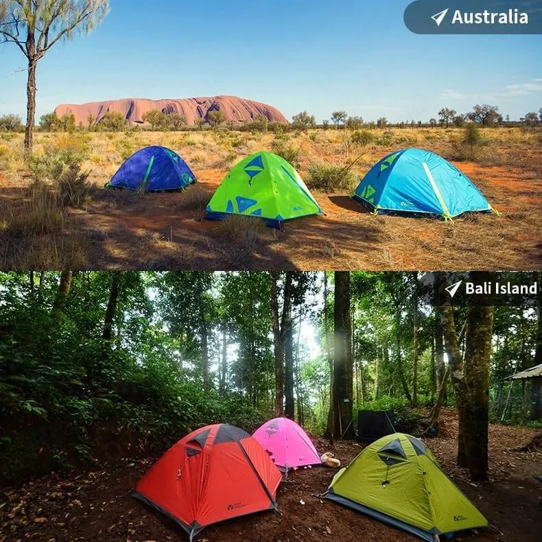 Mobi Garden Leng Shan 2 person tent - Khaki