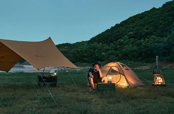 Mobi Garden Leng Shan 2 person tent - Khaki