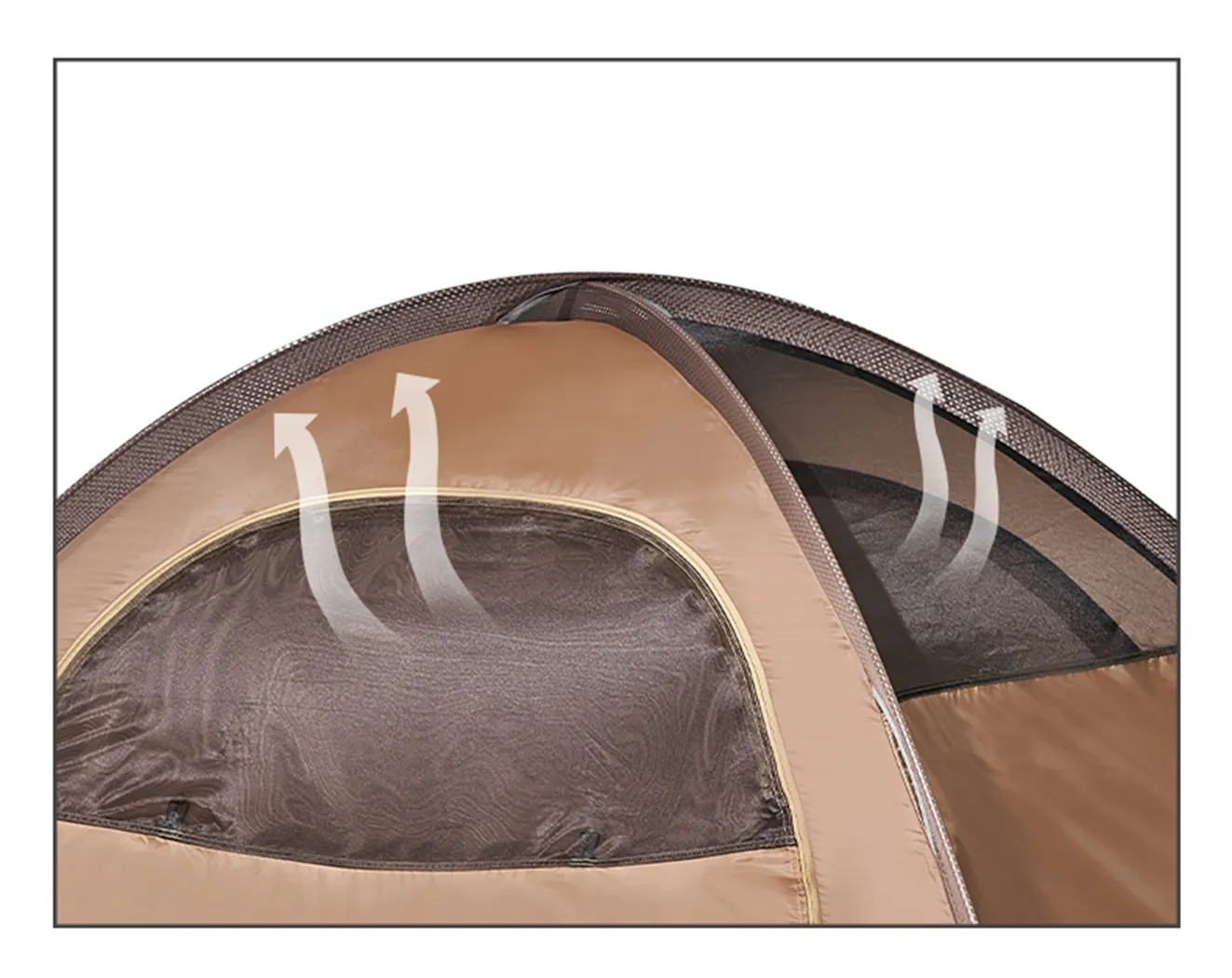 Mobi Garden Leng Shan 2 person tent - Khaki