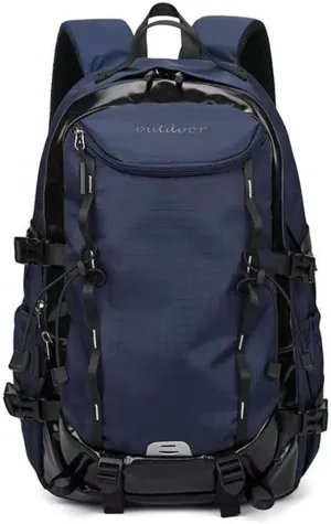 Mountaineering Backpack for Men 40L, Waterproof Outdoor Sport Backpack for Climbing Travel Hiking Cycling CampingTrekking (Blue,40L)