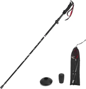 Mountaineering Poles Hiking Lightweight Aluminum Foldable Fifty fold Outdoor Walking Stick for Hiking Camping Backpacking Travel Suitable for Elderly Men and Women
