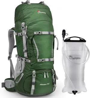 MOUNTAINTOP 70L Internal Frame Backpack with 3L Hydration Bladder