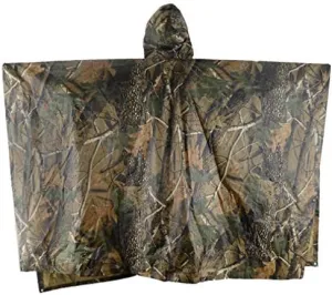 Multifunction Waterproof Raincoat Military Camouflage Poncho for Camping Tent Rain Cover Outdoor