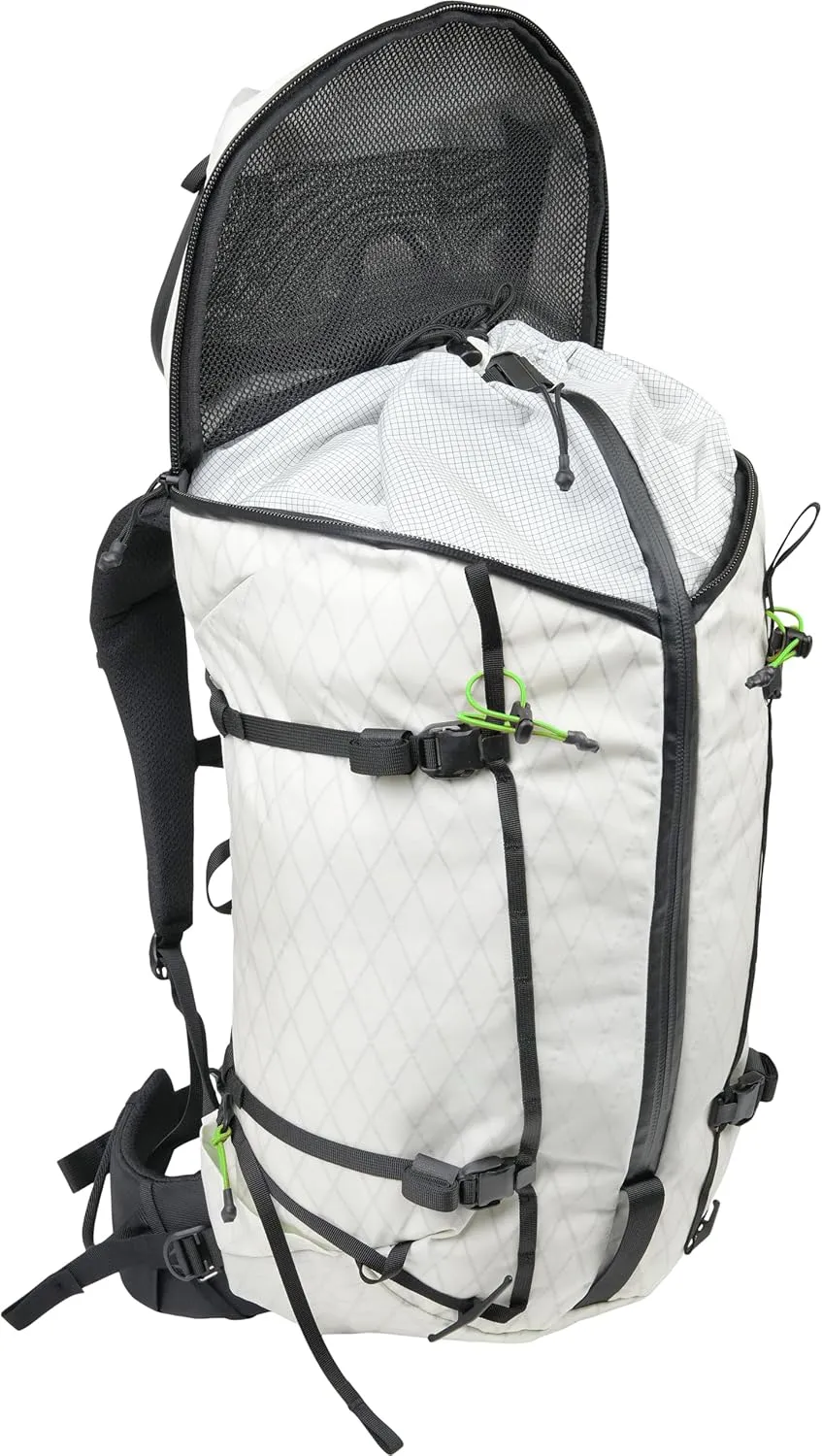 Mystery Ranch Scree 33 Backpack - Technical Hiking Daypack, White/Limeade, M