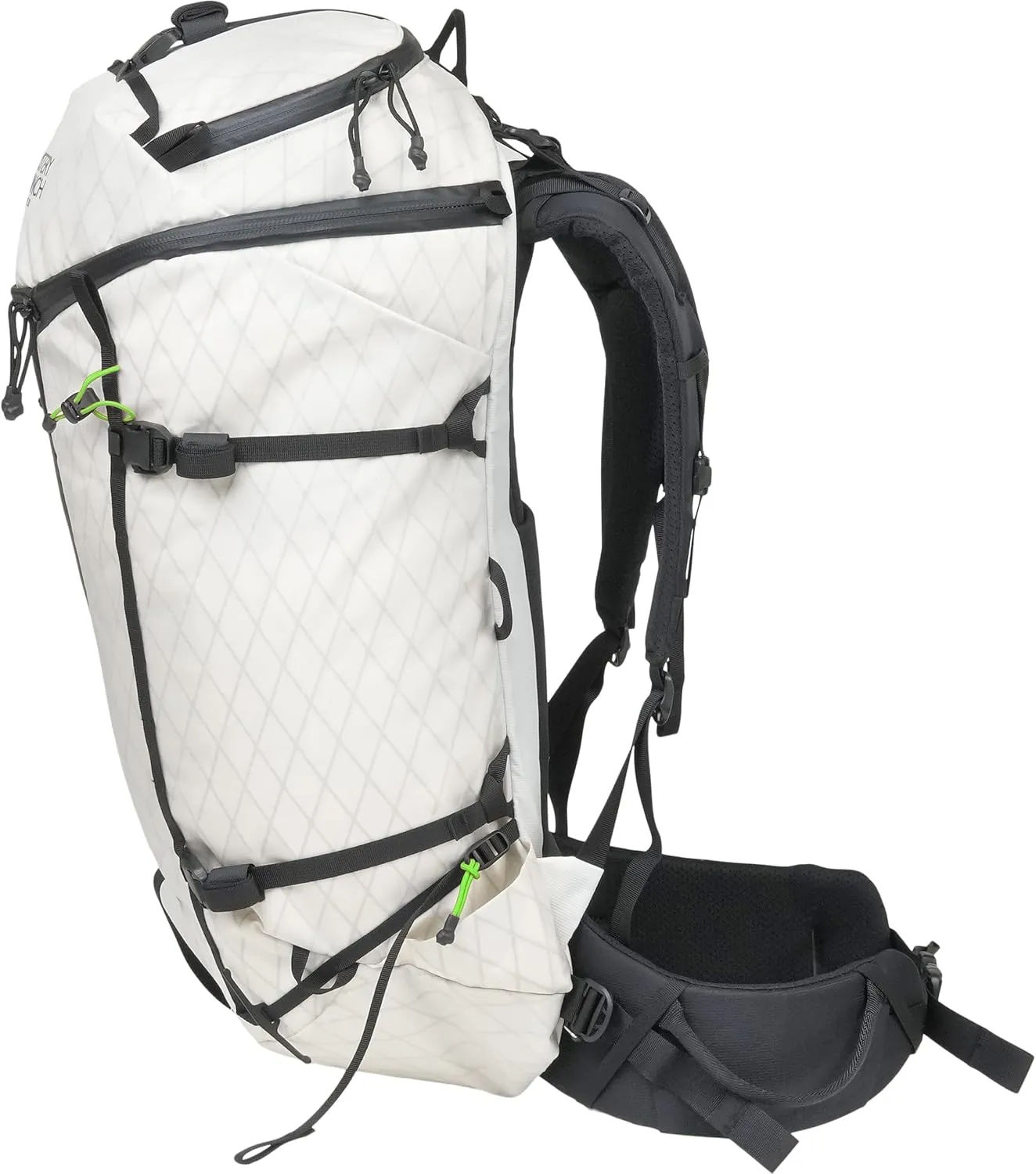 Mystery Ranch Scree 33 Backpack - Technical Hiking Daypack, White/Limeade, M