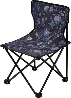 Mystery Witch Hats Collapsible Camp Chairs for Adults Ultralight Folding Hunting Chair with Carrying Bag