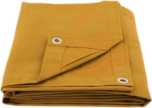 Mytee Products 12' x 16' Tan Canvas Tarp 12oz Heavy Duty Water Resistant