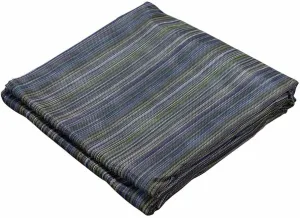 Mytee Products 6'x8' 50% Shade Multi Color Mesh Tarp for Outdoor w/Grommets - 10 Oz Heavy Duty PVC Coated Mesh Tarps for Dump Truck, Rolloff Trucks - Mesh Shade Net Cloth for Sun, Plant, Patio
