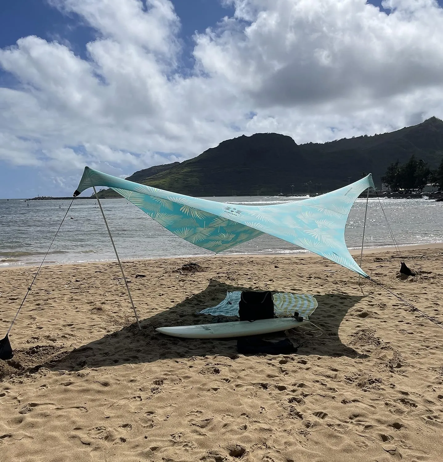 Neso Tents Grande Beach Tent, 7ft Tall, 9 x 9ft, Reinforced Corners and Cooler Pocket