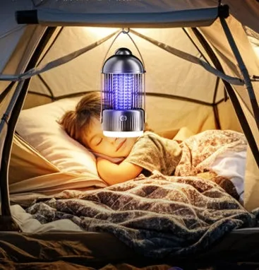 New Camping Light Mosquito Killer Flashlight 2025 Electric Shock Mosquito Repeller Indoor Outdoor Camping Lights