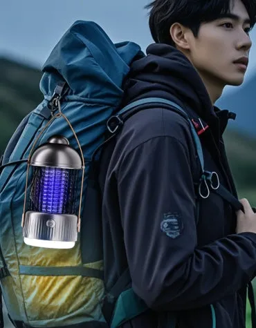 New Camping Light Mosquito Killer Flashlight 2025 Electric Shock Mosquito Repeller Indoor Outdoor Camping Lights